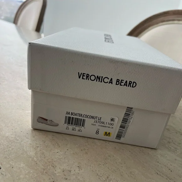 Veronica Beard Jia Boater Loafer in Coconut - Picture 4 of 6